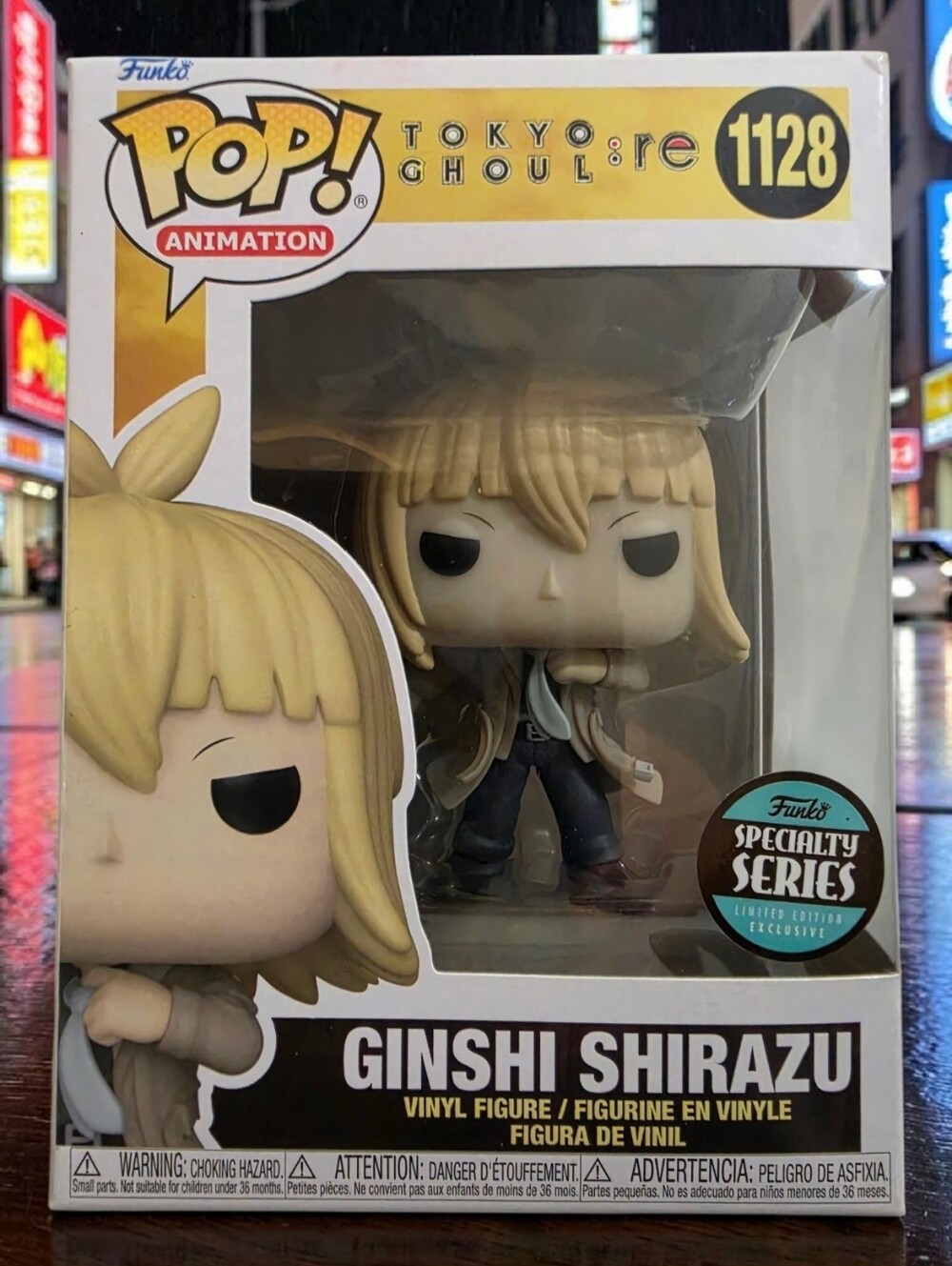 Funko Pop! Tokyo Ghoul:re Ginshi Shirazu #1128 Specialty Series Exclusive NIB